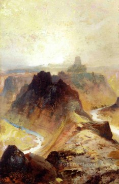 Grand Canyon Utah landscape Thomas Moran mountains Oil Paintings
